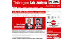 Desktop Screenshot of die-linke-sonneberg.de