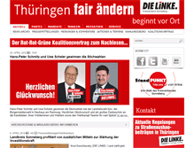Tablet Screenshot of die-linke-sonneberg.de